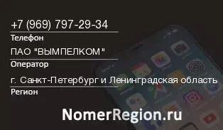 Кто звонил с 9697972934 - регион и оператор